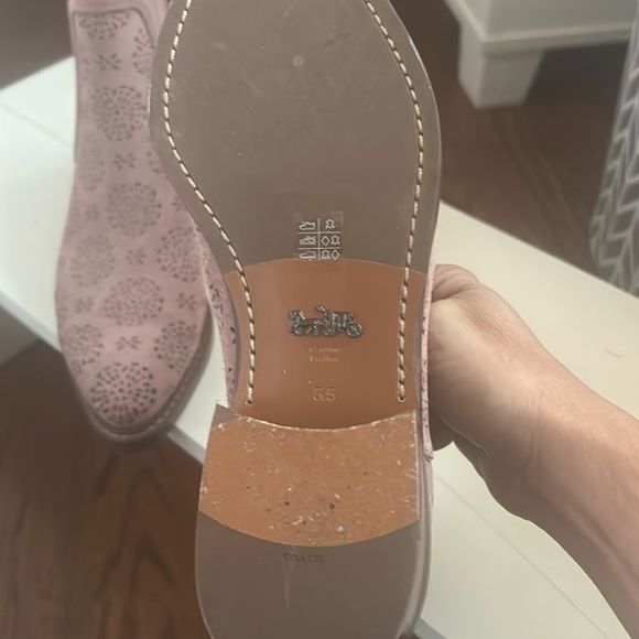 🌿P4 Brooks mauve pink women’s suede booties, size 5.5🌿 - Picture 7 of 9